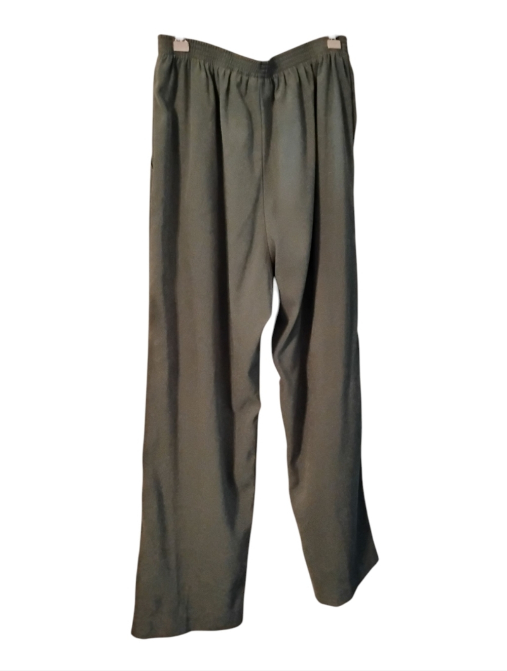 Alfred Dunner Pants, Set of 2, Beige & Green, Size 10, Polyester, Pre-owned - Picture 8 of 11
